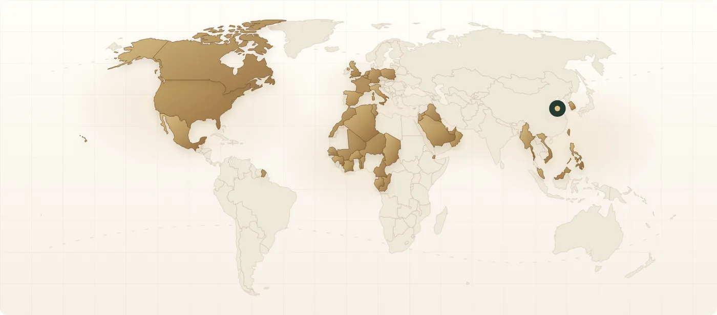 SOWO cooperation markets map
