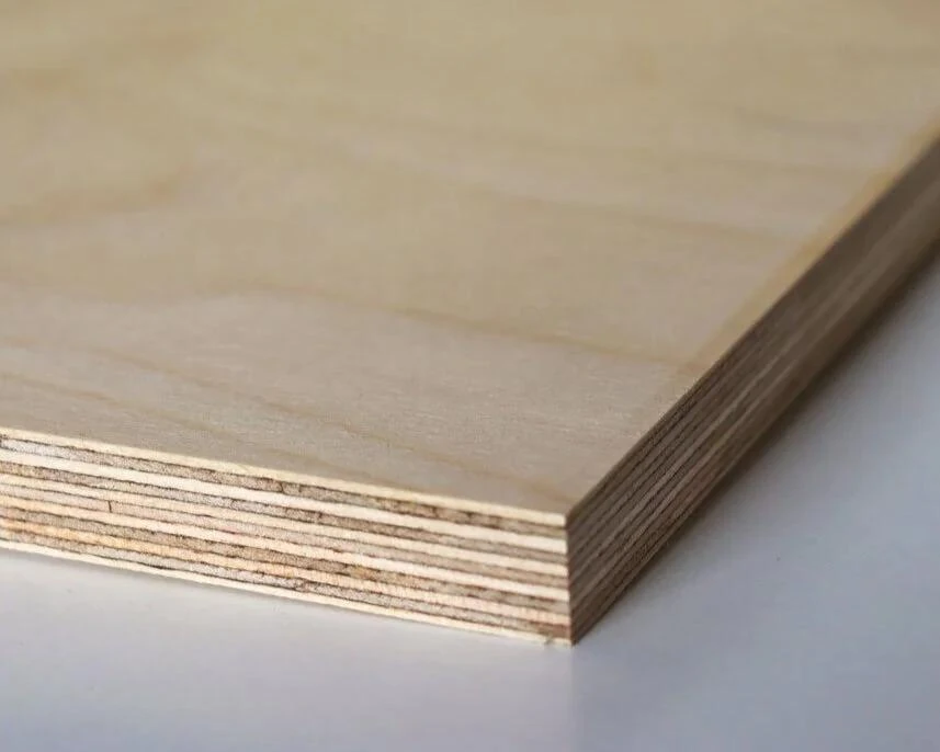 Plywood face and layered edge