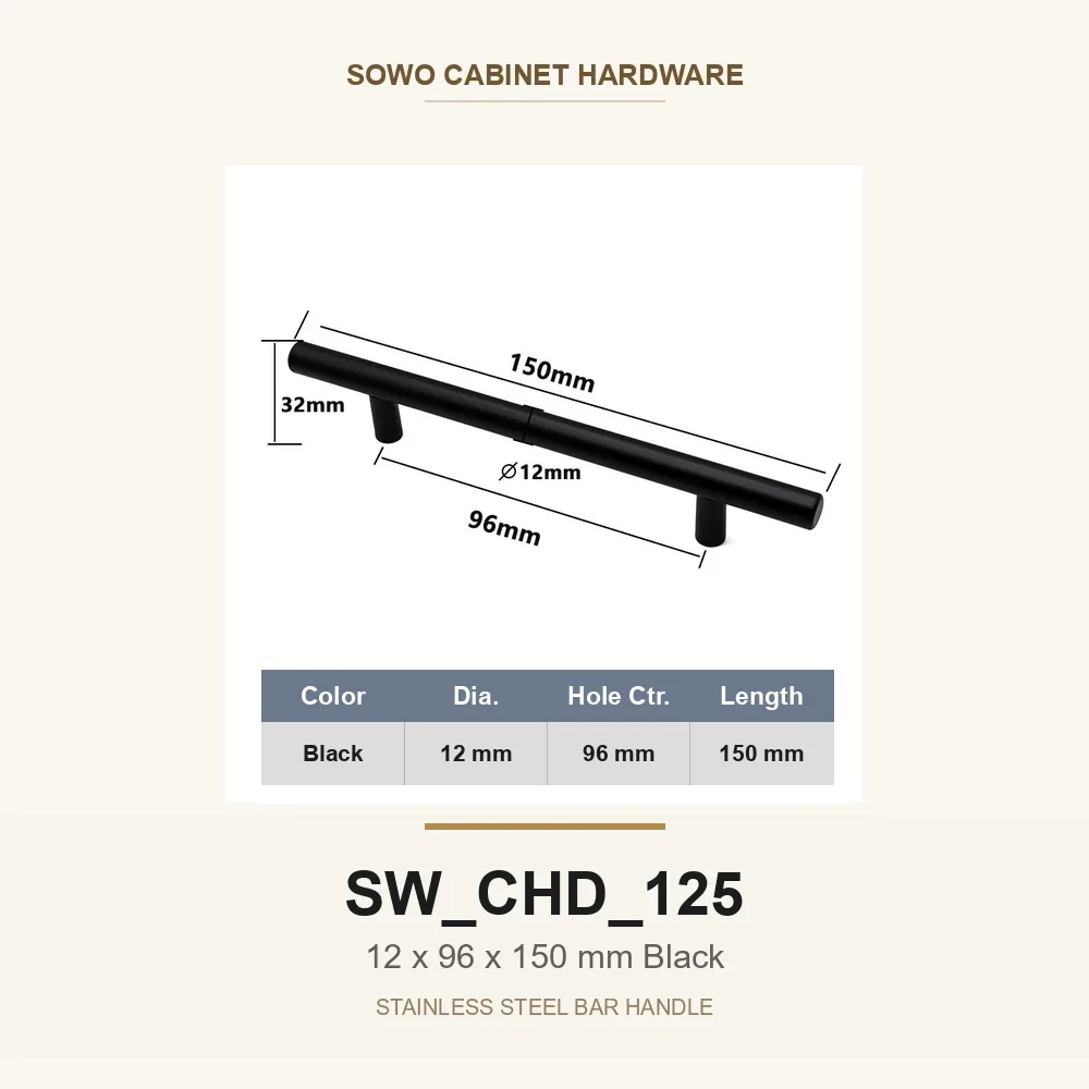 SW-CHD-125 cabinet handle option