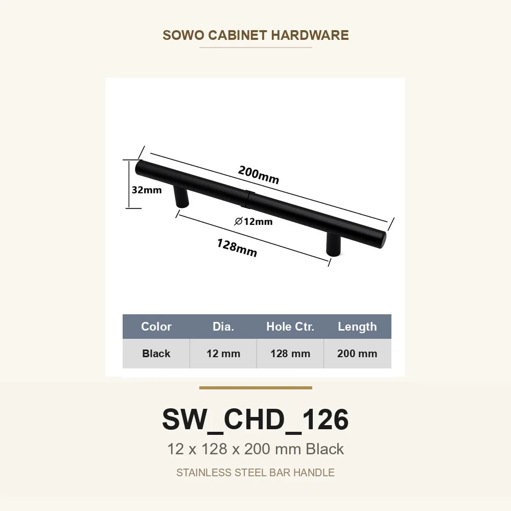 SW-CHD-126 cabinet handle option