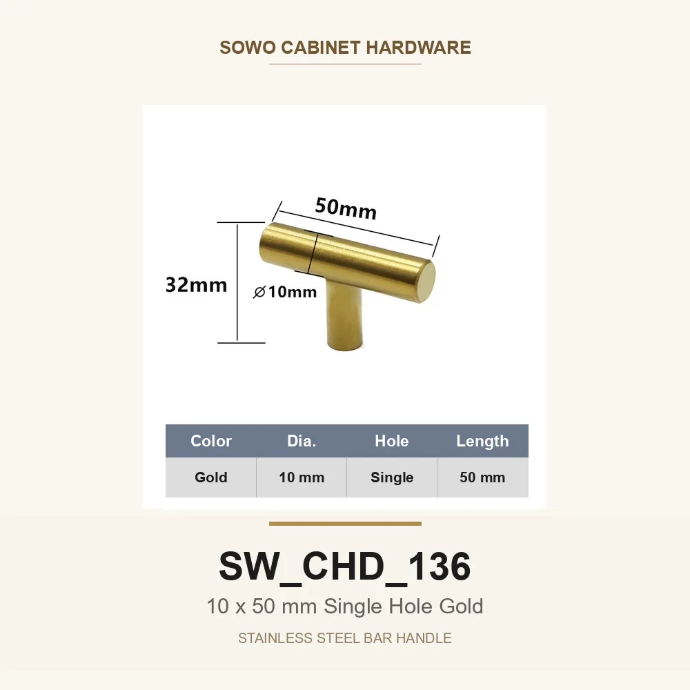 SW-CHD-136 cabinet handle option