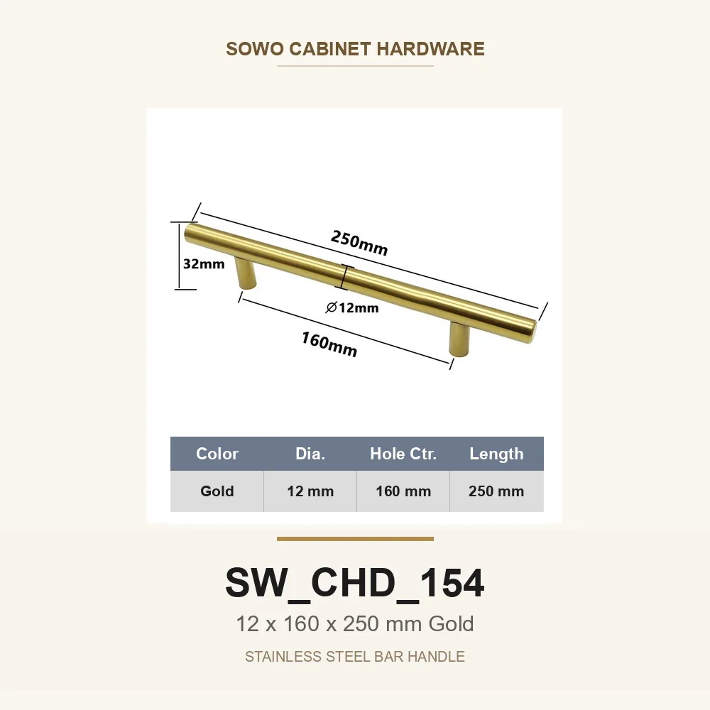 SW-CHD-154 cabinet handle option