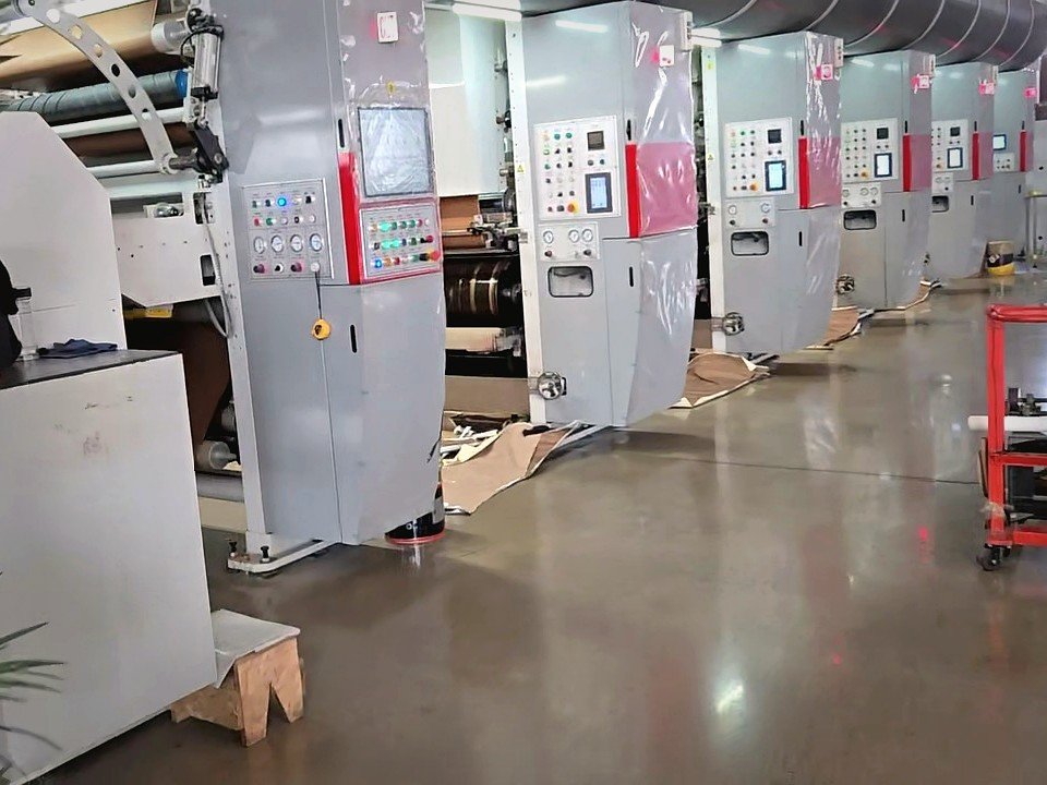 Printing and paper production line